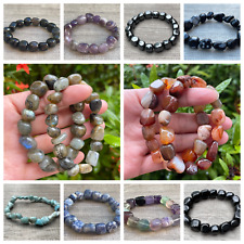 Wholesale Grade A++ Gemstone Nugget Bracelet, Choose from 18 Gemstone Types picture