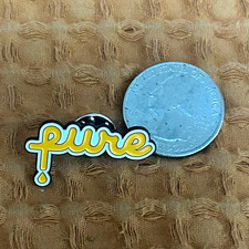 Pure Vape Enamel Pinback Lapel Pin picture