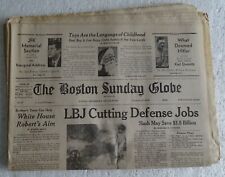 December 8, 1963 Boston Sunday Globe (partial) John-John JFK picture
