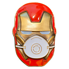 DL5-17 Iron mask Man Super Hero Pin Doctor Nurse EMT Hospital ICU cancer picture
