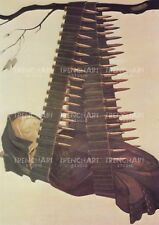 Poster Guerrilla cradle Mosin Nagant 7.62×54mmR machine gun cartridge belt WWII picture