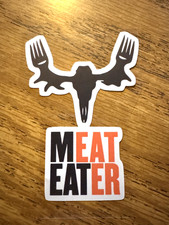 MEAT EATER "Fork Rack" 2.75" Vinyl Sticker, Carnivore Diet, picture