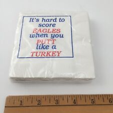 Vintage Golf Cocktail Napkins - Paper - Humorous phrase -1990s NEW OLD STOCK USA picture