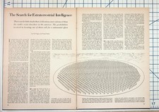 Carl Sagan Frank Drake SETI Magazine Article Extraterrestrial Intelligence 1970s picture