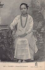 Female Interpreter, Tonkin, Indo-China, Early Postcard, Unused  picture