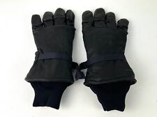 New US Military Issue Intermediate Cold Wet Weather Gloves Black Leather Small picture
