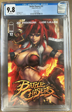 BATTLE CHASERS 12 RED Monika Sexy Stanley Artgerm Lau Variant COVER D CGC 9.8 picture