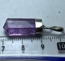 13.10Ct Beautiful Natural  color Amythest  Pendant With silver From Afghanistan  picture
