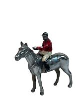 Vintage Horse & Jockey Figurines Hand Painted Japan Made picture