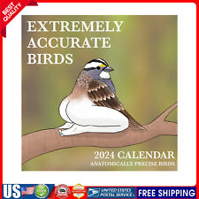 2024 Calendar Of Extremely Accurate Birds | Decorative Wall Monthly Calendars💕 picture