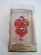 Hallmark Keepsake Ornament Love Etched Glass In Box Perfect Harmony 2002 picture