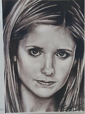 ACEO Buffy the Vampire Slayer Limited Edition Sketch Print Chris Sykes Pre-2009 picture