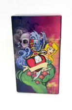 RYO Tattoo Mermaid And Skulls Plastic Push-To-Open 100s Size Cigarette Case picture