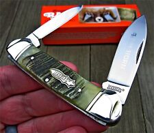 Marble's Genuine Rams Horn Handles 2 Blade Canoe Folding Pocket Knife NEW picture