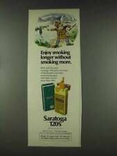 1978 Saratoga 120's Cigarettes Ad - Enjoy Longer picture
