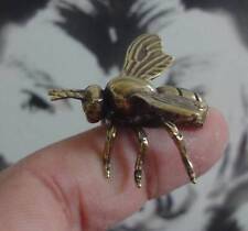 Vintage Style Solid Brass Copper Honey Bee Animal Statue Sculpture picture