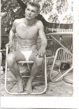 Gay Interest - Vintage   Male Physique Photos  ATHLETIC MODEL GUILD  3.5 x 5" picture
