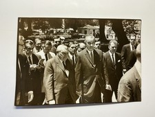 Life Magazine 1965 Photo L.B.J. & Ludwig Erhard West German Chancellor picture