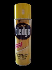 Vintage Pledge Furniture Polish Full Aerosol Can  SC Johnson Prop picture