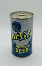 Orbit Premium Beer Vintage Can Atomic Space Age Design picture