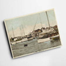 A4 PRINT - Vintage Isle of Wight - The Harbour, Yarmouth (b) picture