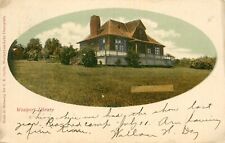 Westport Library New York NY pm 1906 Postcard picture