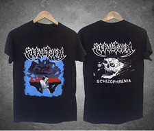 Sepultura Band Schizophrenia Album Heavy Cotton Black All Size Tee Shirt CC708 picture