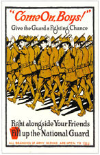 Vintage U.S. National Guard Recruiting Poster 