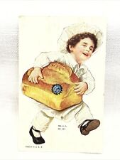 Antique Trade Card BUTTER NUT BREAD Little Chef Circa Turn Of The Century RARE picture
