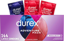 Condoms Variety Adventure Pack, Mix of  Extra Sensitive Smooth & Stimulating & P picture