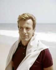 Maximilian Schell portrait on California beach 1960's poster 24x36 inches picture