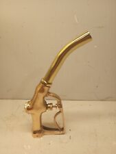 Vintage Polished Brass Buckeye 800 Gas Pump Nozzle Beautiful Mirror Shine picture