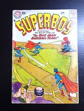 Superboy #57, June 1957, G, Baseball Cover, Stan Kaye, Curt Swan, Otto Binder picture