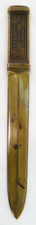TIFFANY & CO COLER & CO INVESTMENT FIRM BRONZE PAPER KNIFE 8" LETTER OPENER picture