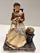 Jim Shore One Stitch At A Time Collectible Figurine #4021355 Hand Made 2010 picture