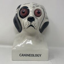Dept 56 Dog Phrenology CANINEOLOGY Treat/ Cookie Jar Canister RARE Pet Life picture
