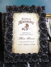 Beauty From Ashes Dark Romance Gothic Black Roses Floral Picture Frame 4