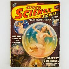 RARE  Super Science Stories - 1949 NOV - Vol.6 #1 - Early Ray Bradbury Pulp  picture