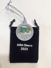 New 2023 John Deere pewter Xmas ornament #28 in series Model D JD farm LP85871 picture