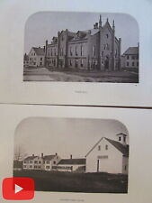 Gardner Massachusetts 1878 Albertype photographs lot x 10 old prints picture
