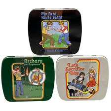 Boston America - Steven Rhodes Warped Childhood Candy Tins - SET OF 3 - New picture