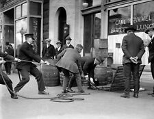 1923 Prohibition Liquor Raid Vintage Old Photo 8.5