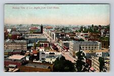 Los Angeles CA-California, Birds Eye of Los Angeles, Antique Vintage Postcard picture