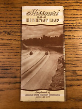 1946-47 MISSOURI HIGHWAY MAP Vintage Jefferson City Acceptable Shape See Images picture