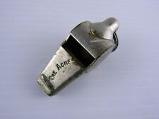 Vintage Acme Thunderer Whistle Nickel Plated Brass, Alex Taylor Co. England, NY picture