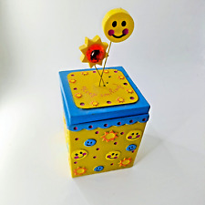 Vintage 2004 Claire’s Trinket Box Jewelry Ring Holder Smiley Face Y2K Gifts Girl picture