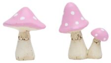 'lil Mushrooms (PINK) - A 'lil Fairy Door Accessory  picture