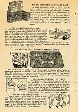 1924 small Print Ad of Ouija Board Fortune Telling,Magic Card Case, Magic Cone picture