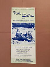 Vintage Laurel Highlands River Tours Pennsylvania Travel Brochure picture