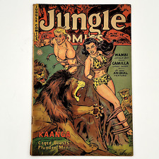 JUNGLE COMICS 148 BONDAGE COVER FICTION HOUSE 1952 Golden Age Good Girl Art picture